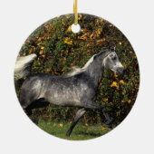 Arabieren die lopen: herfst keramisch ornament (Achterkant)