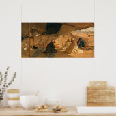 Arabieren in de woestijn, 1871 poster (Keuken)