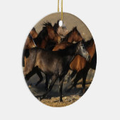 Arabieren in de woestijn keramisch ornament (Rechts)