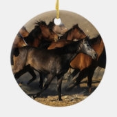 Arabieren in de woestijn keramisch ornament (Achterkant)