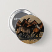 Arabieren in de woestijn ronde button 5,7 cm (Voorkant /achterkant)