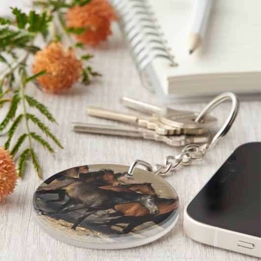 Arabieren in de woestijn sleutelhanger (Voorkant Rechts)