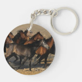 Arabieren in de woestijn sleutelhanger (Achterkant)