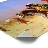 Arabieren kruipen de woestijn door Gerome Canvas P Poster (Hoek)
