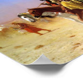 Arabieren kruipen de woestijn door Jean-Leon Gerom Poster (Hoek)