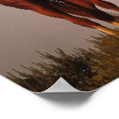 Arabieren op zonsondergang poster (Hoek)