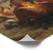 Arabieren Skirmishing - Eugène Boudin Fine Art Poster (Hoek)