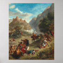 Arabieren Skirmishing - Eugène Boudin Fine Art