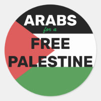 ARABIEREN VOOR EEN GRATIS PALESTIJNSE VLAG ROOD ZW