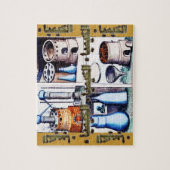 "-Arabisch-ا-ك ي ي-Alchemy Tools" Legpuzzel (Verticaal)