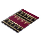 Arabisch abstract decoratief oosterse sierbarok notitieboek (Linkerzijde)