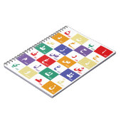 Arabisch alfabet Letters voor kinderen Notitieboek (Linkerzijde)