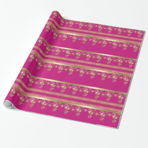 Arabisch antiek decoratief oost-sierbarok cadeaupapier