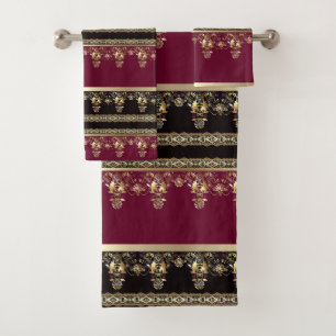Arabisch antiek decoratief oosterse sierbarok bad handdoek