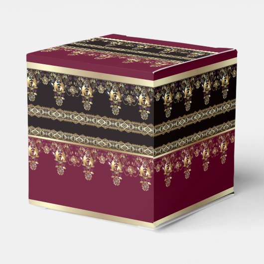 Arabisch antiek decoratief oosterse sierbarok bedankdoosjes (Achterkant)