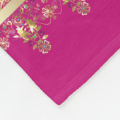 Arabisch antiek decoratief oosterse sierbarok fleece deken (Hoek)