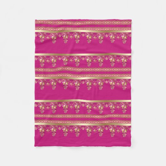 Arabisch antiek decoratief oosterse sierbarok fleece deken (Voorkant)