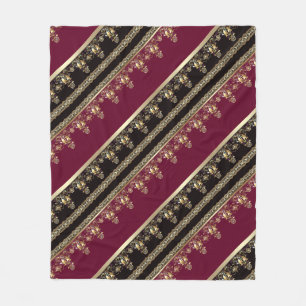 Arabisch antiek decoratief oosterse sierbarok fleece deken