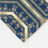 Arabisch antiek decoratief oosterse sierbarok fleece deken (Hoek)