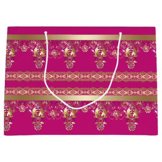 Arabisch antiek decoratief oosterse sierbarok groot cadeauzakje (Voorkant)