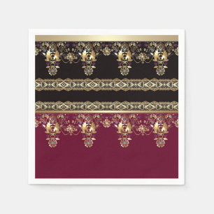 Arabisch antiek decoratief oosterse sierbarok servet