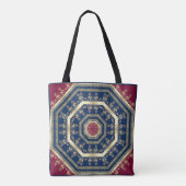 Arabisch antiek decoratief oosterse sierbarok tote bag (Achterkant)