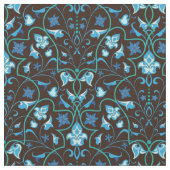 Arabisch blauw patroon stof (Close Up)