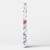 Arabisch bloemig naadloos patroon. Case-Mate iPhone case (Achterkant / Links)