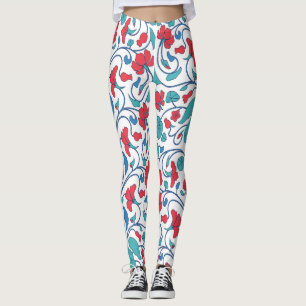 Arabisch bloemig naadloos patroon. leggings