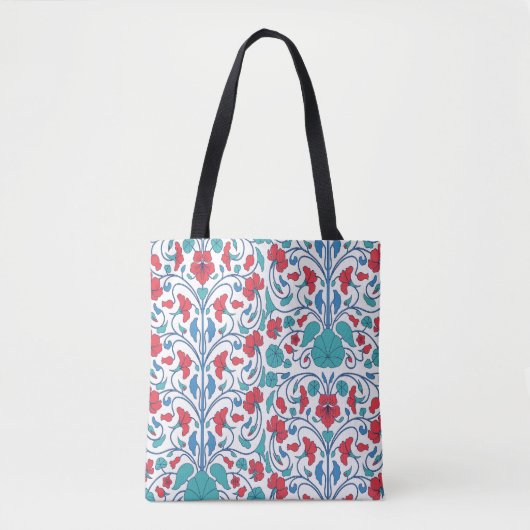 Arabisch bloemig naadloos  patroon. tote bag (Voorkant)