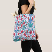 Arabisch bloemig naadloos  patroon. tote bag (Dichtbij)