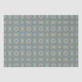 Arabisch Boho Elegant Geometrisch Marokkaans blauw Tissuepapier
