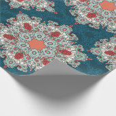 Arabisch Boho Elegant Geometrisch Marokkaans Retro Cadeaupapier (Hoek)