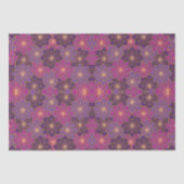 Arabisch Boho Elegant Geometrisch Marokkaans Roze  Tissuepapier (Voorkant)