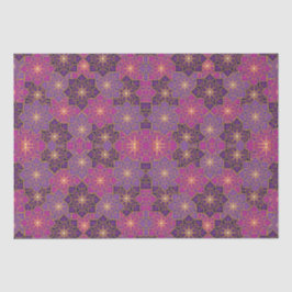 Arabisch Boho Elegant Geometrisch Marokkaans Roze  Tissuepapier