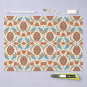 Arabisch Boho Elegante Floral Marokkaanse Peacock Tissuepapier (Craft)