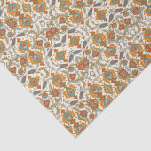 Arabisch Boho Elegante Floral Marokkaanse Peacock Tissuepapier (Detail)