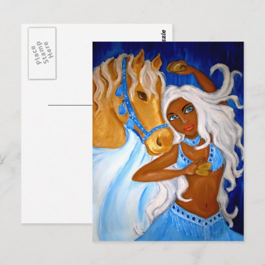 Arabisch Briefkaart (Voorkant / Achterkant)