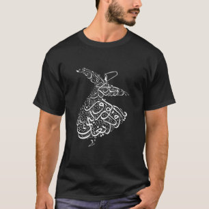 Arabisch Calligrafie Dervish Dervis Mevlana Rumi T-shirt