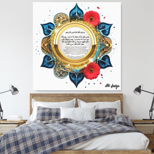 arabisch canvas afdruk (Insitu (Slaapkamer))