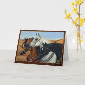 Arabisch de paardenwenskaart van de Koningen van Kaart (Gele Bloem)