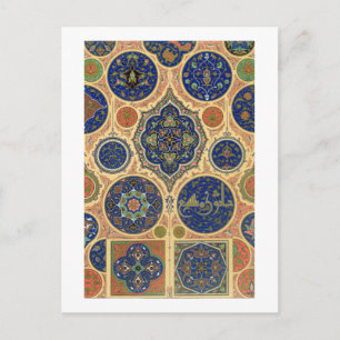 Arabisch decoraat, bord XXVII uit 'Polychroom O' Briefkaart