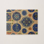 Arabisch decoraat, bord XXVII uit 'Polychroom O' Legpuzzel (Horizontaal)