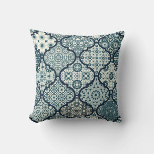 Arabisch decoratief azulejos tegels patchwork isla kussen