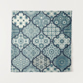 Arabisch decoratief azulejos tegels patchwork isla wandkleed (Voorkant)