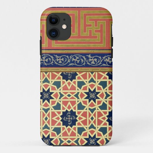 Arabisch decoratief design (kleurenlitho) Case-Mate iPhone case (Achterkant)