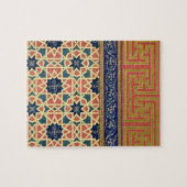 Arabisch decoratief design (kleurenlitho) legpuzzel (Horizontaal)