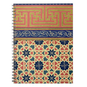 Arabisch decoratief design (kleurenlitho) notitieboek