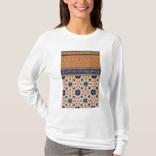 Arabisch decoratief design (kleurenlitho) t-shirt