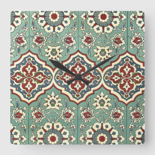 Arabisch design #11 bij Emporio Moffa Vierkante Klok